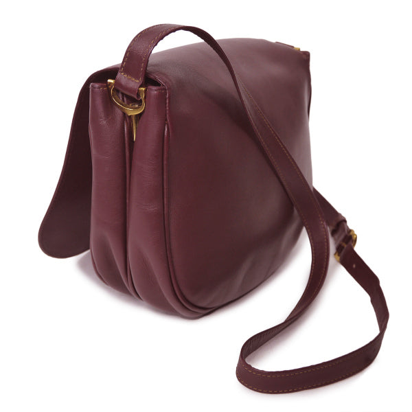 Cartier マストライン２層式半円ショルダー（ボルドー）