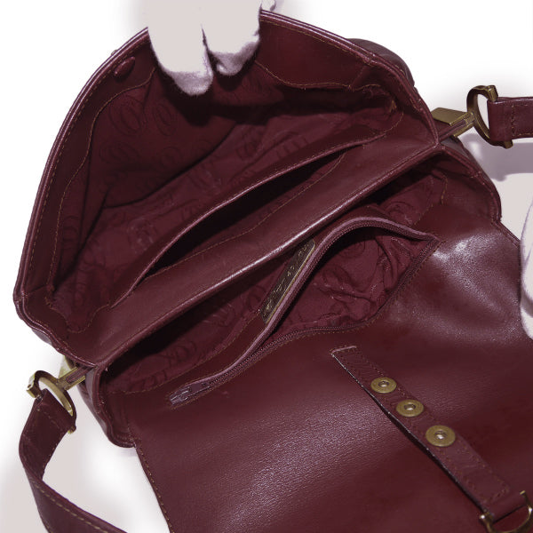 Cartier マストライン２層式半円ショルダー（ボルドー）