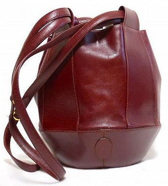 Cartierボルドー巾着２Wayショルダー