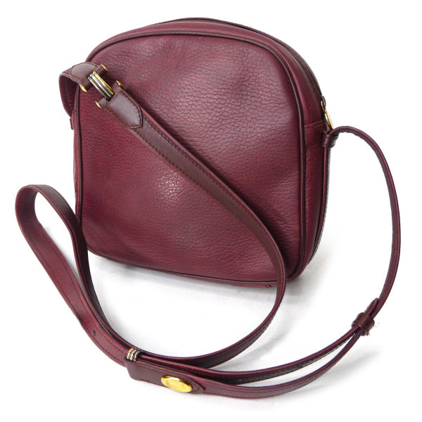 Cartier　フリンジ付 定番ミニポシェット（ボルドー）