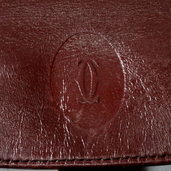 Cartier　<訳あり>ベルトデザイン ミニポシェット（ボルドー）