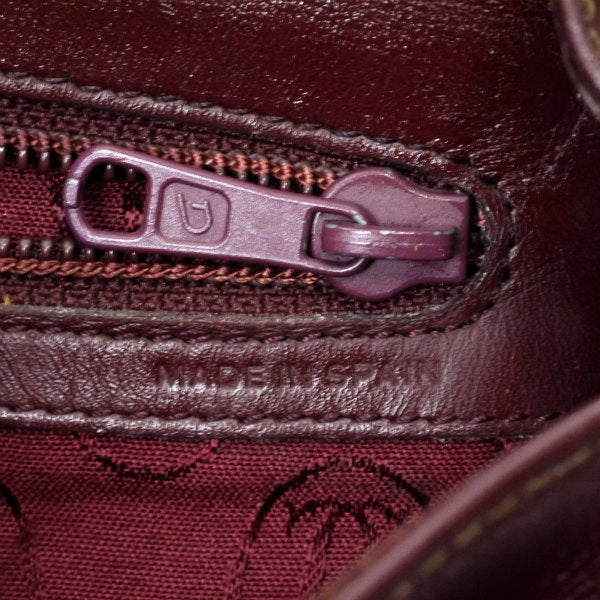 Cartier　<訳あり>ベルトデザイン ミニポシェット（ボルドー）