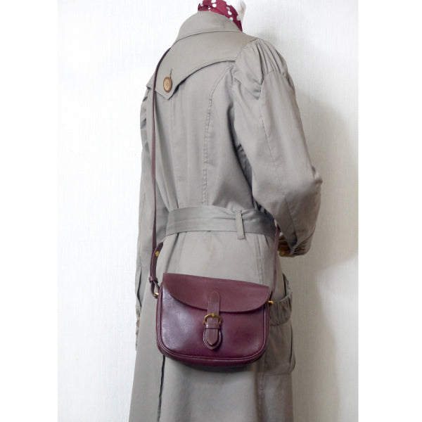 Cartier　<訳あり>ベルトデザイン ミニポシェット（ボルドー）