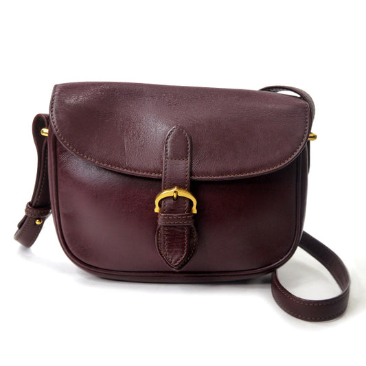 Cartier　<訳あり>ベルトデザイン ミニポシェット（ボルドー）