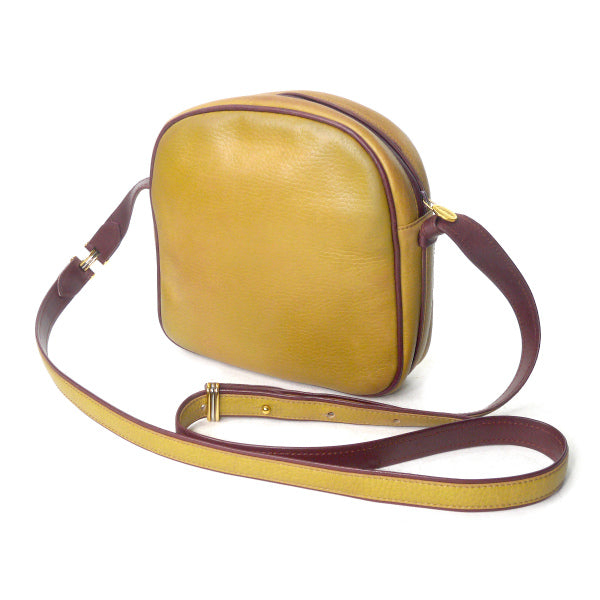 Cartier　フリンジ付 定番ミニポシェット（マスタードイエロー）