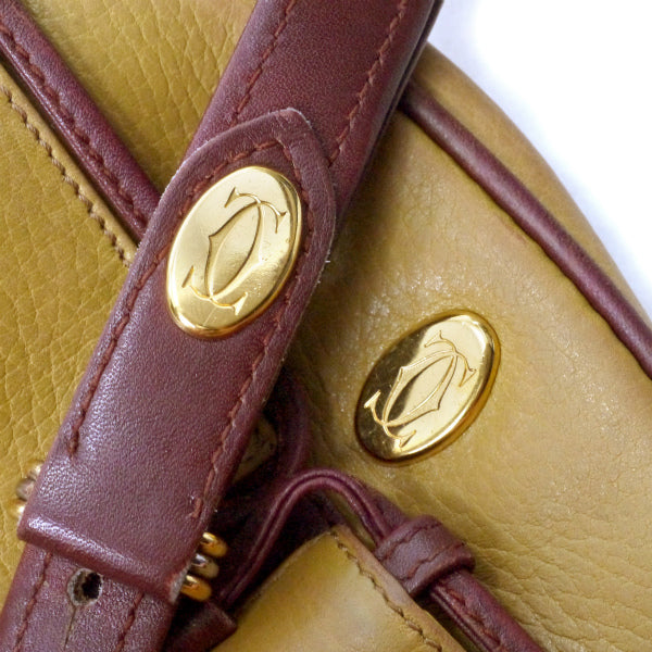 Cartier　フリンジ付 定番ミニポシェット（マスタードイエロー）