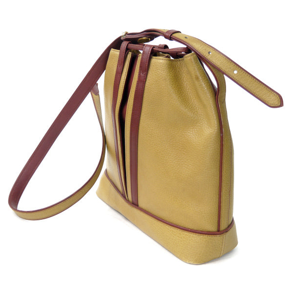 Cartier　マストライン巾着ショルダー（マスタードイエロー）