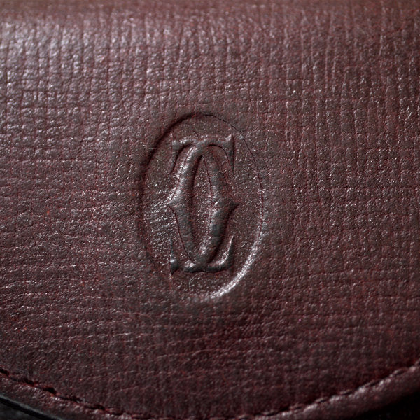 Cartier　ミニポーチ・コインケース（ボルドー）
