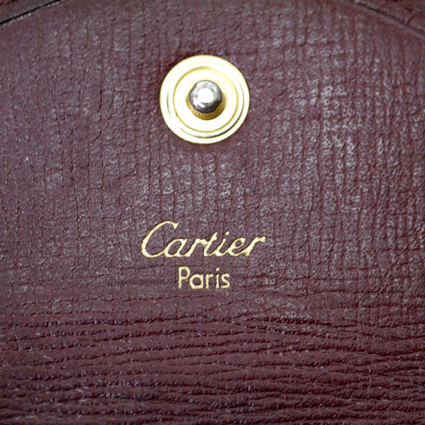 Cartier　ミニポーチ・コインケース（ボルドー）