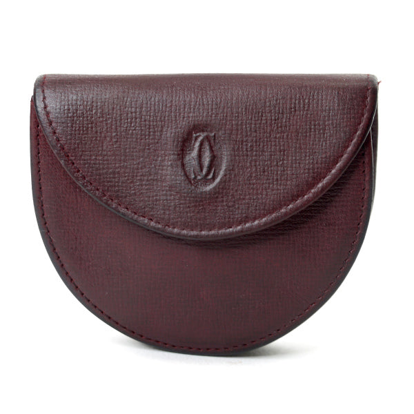 Cartier　ミニポーチ・コインケース（ボルドー）
