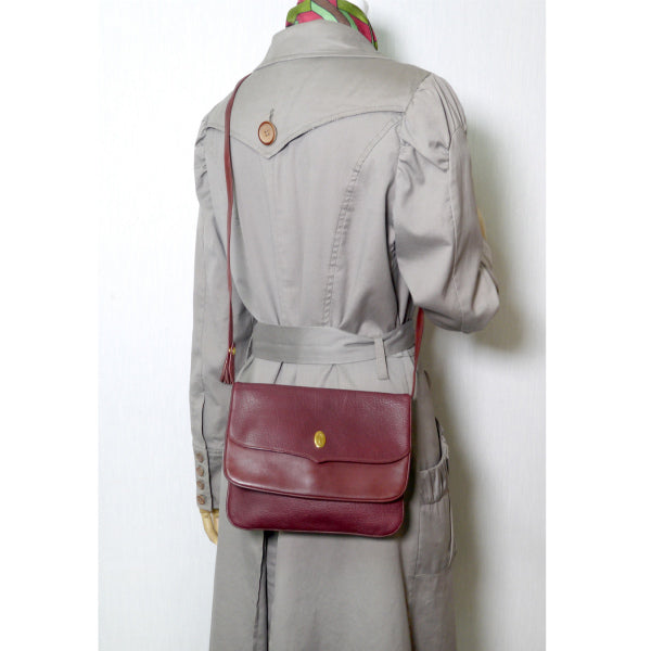 Cartier マストライン半円2WAYバッグ&眼鏡入れセット（ボルドー）