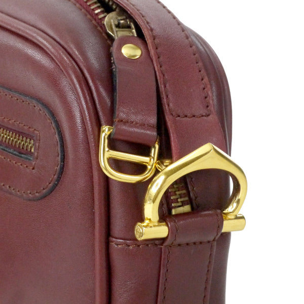 Cartier マストライン横長ショルダー（ボルドー）