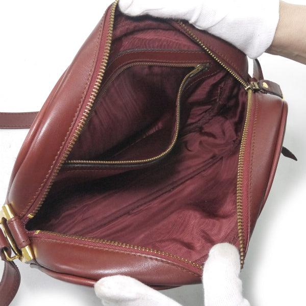 Cartier マストライン横長ショルダー（ボルドー）