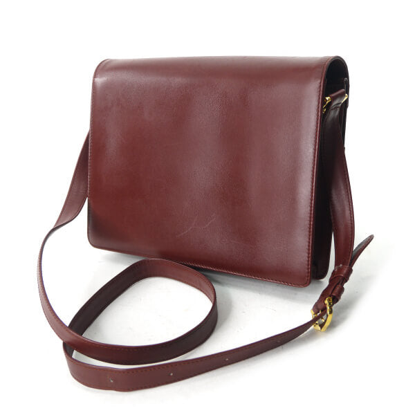 Cartier マストライン レターカットショルダー（ボルドー）