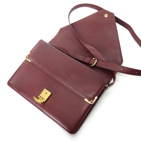 Cartier マストライン レターカットショルダー（ボルドー）