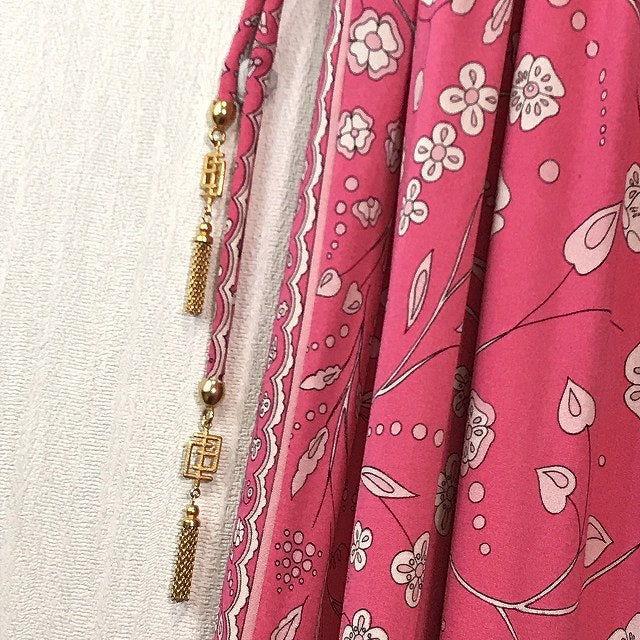 EmilioPucci　ピンクのシルク スカート