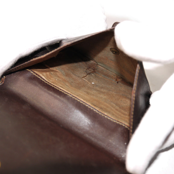 FENDI　ズッカ柄 ラウンド折財布（茶）