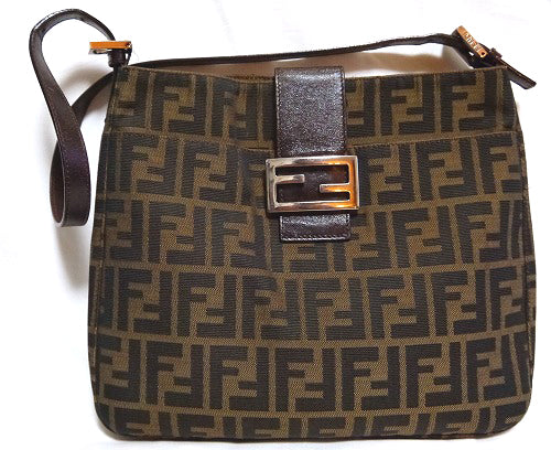 Fendiズッカ柄　ワンショルダー（茶）