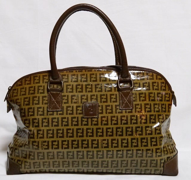 Fendi　ズッカ柄半円ボストン