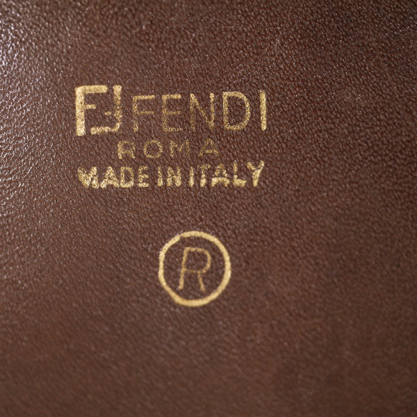 OLD Fendi　＜訳あり＞ズッカ柄 ショルダー（茶）