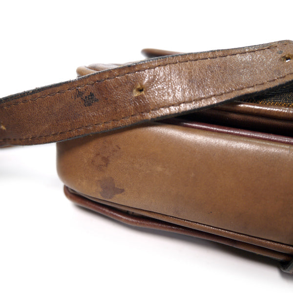 OLD Fendi　＜訳あり＞ズッカ柄 ショルダー（茶）