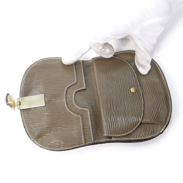 Fendi ズッカ柄ラウンド財布（カーキベージュ）