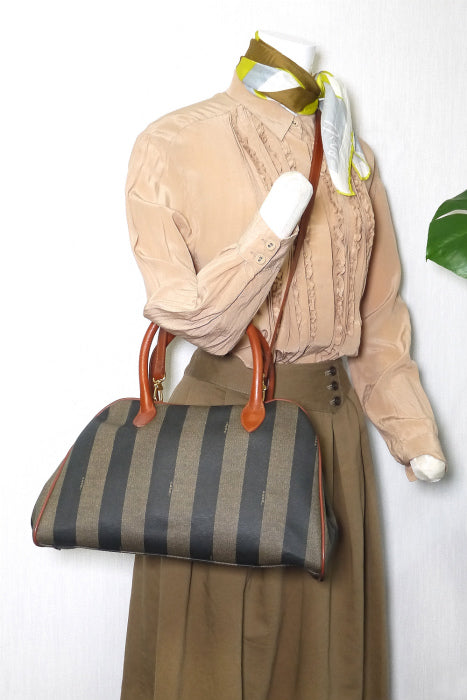 Fendi　ペカン柄２Wayボストン