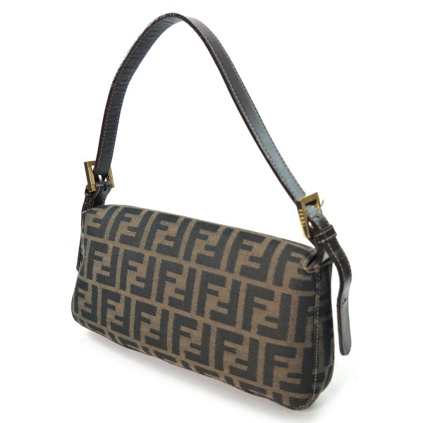 Fendi　ズッカ柄バケットバッグ（茶）