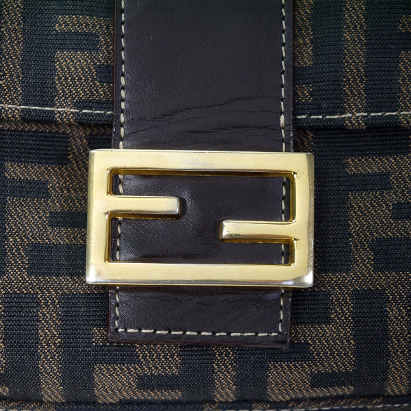 Fendi　ズッカ柄バケットバッグ（茶）