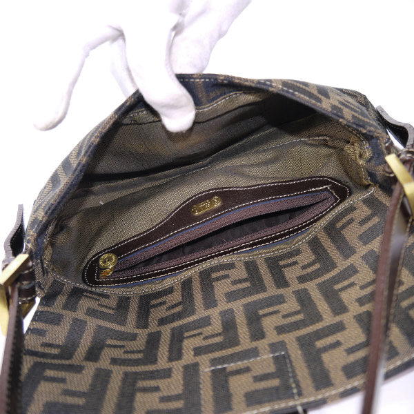 Fendi　ズッカ柄バケットバッグ（茶）