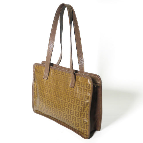 Fendi ズッカ柄 トートバッグ（カーキベージュ）
