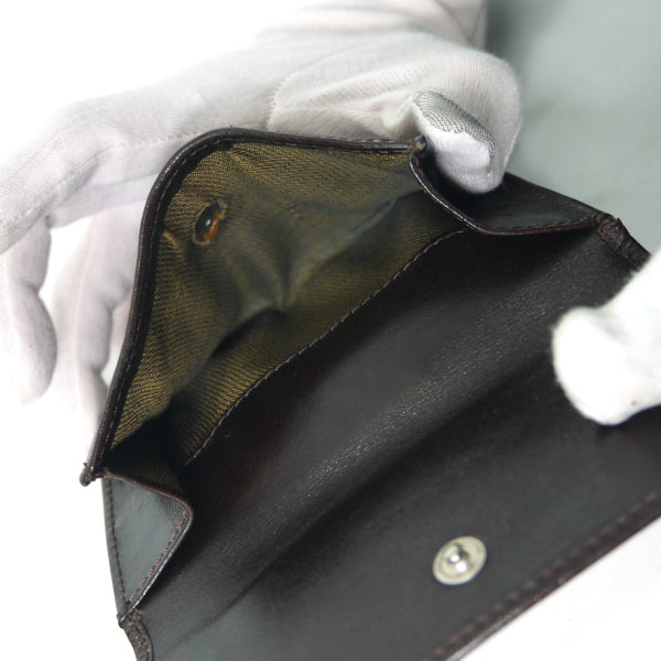 FENDI　ズッカ柄Wホック折財布（茶）