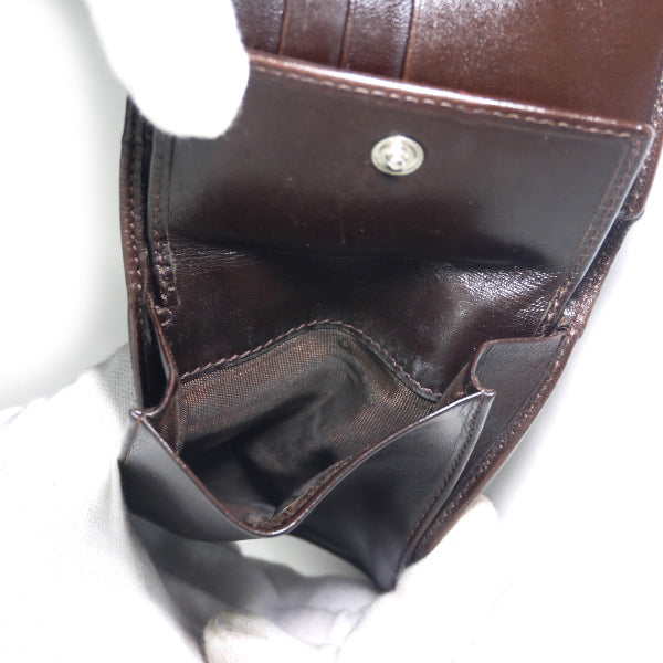 Fendi ズッカ柄２つ折れ財布（茶）