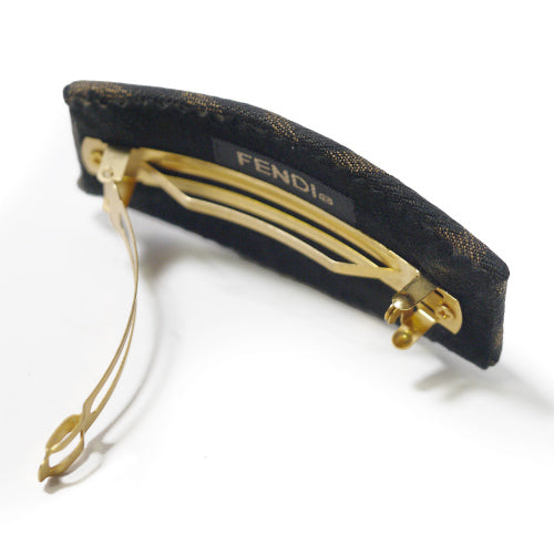 Fendi　ズッカ柄バレッタ（茶）