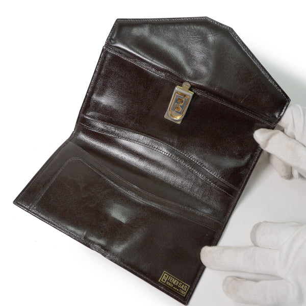 Fendi ズッカ柄 長財布(茶)