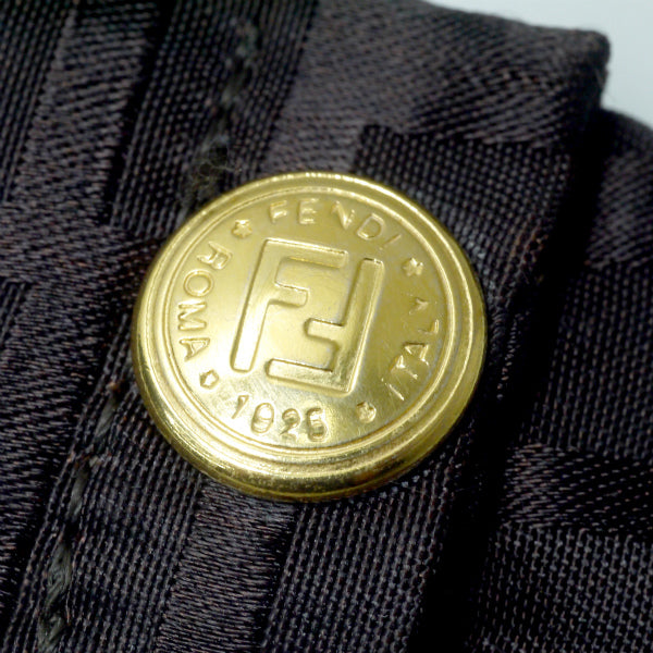 Fendi　ズッカ柄ヘアゴム・アクセサリー（濃茶）