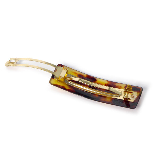 Fendi　ズッカ×べっ甲調バレッタ（茶）