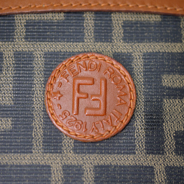 Fendi　ズッカ柄PVCショルダーバッグ（茶）