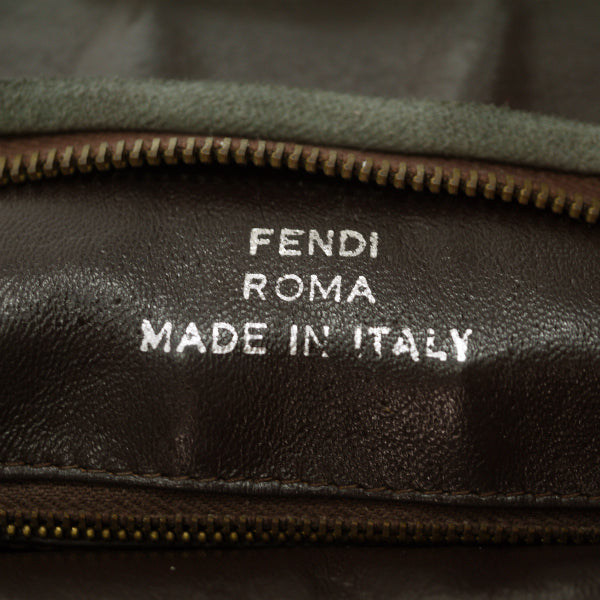 Fendi　ズッカ柄2WAYトートバッグ（茶）