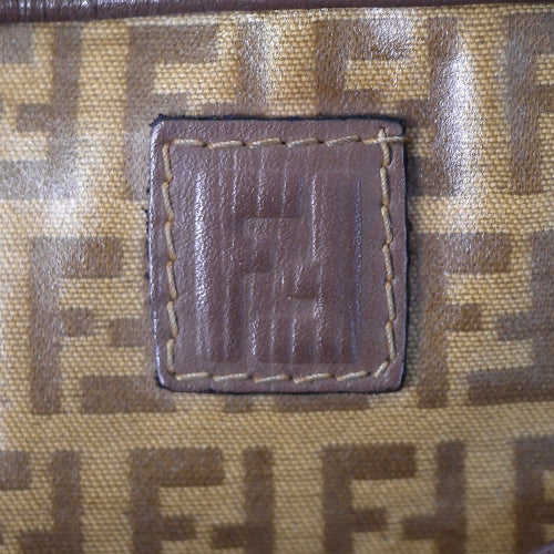 Fendi ズッカ柄 半円ショルダー（カーキベージュ）