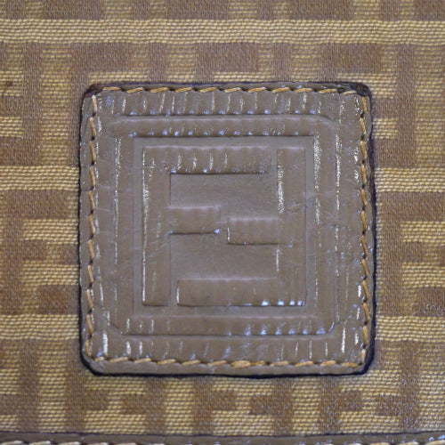 Old Fendi　半円ズッカ柄 ショルダー（キャメル）