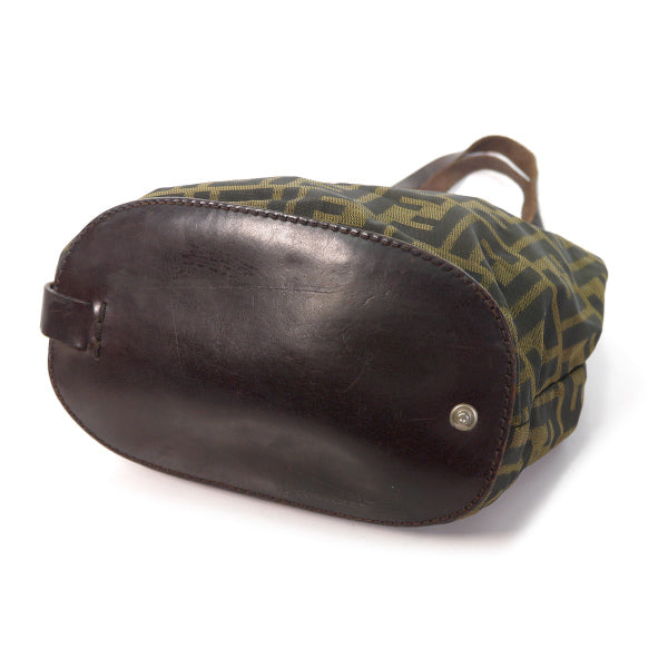 OLD Fendi　ズッカ柄 ミニハンドバッグ（茶）