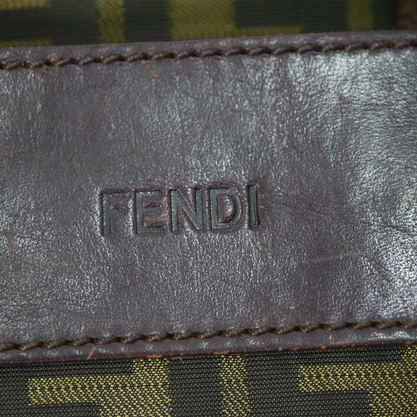 OLD Fendi　ズッカ柄 ミニハンドバッグ（茶）