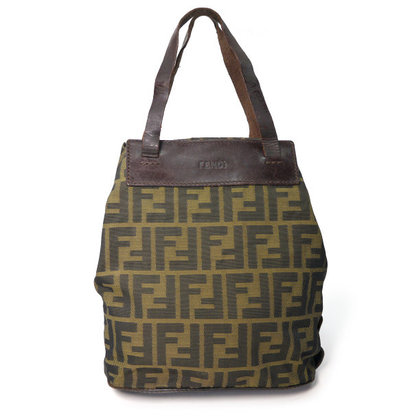 OLD Fendi　ズッカ柄 ミニハンドバッグ（茶）
