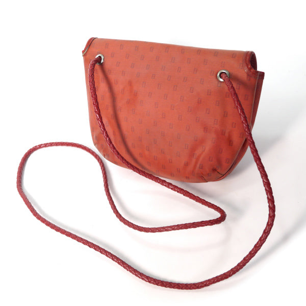Fendi ズッカ柄 半円ミニポシェット（赤）