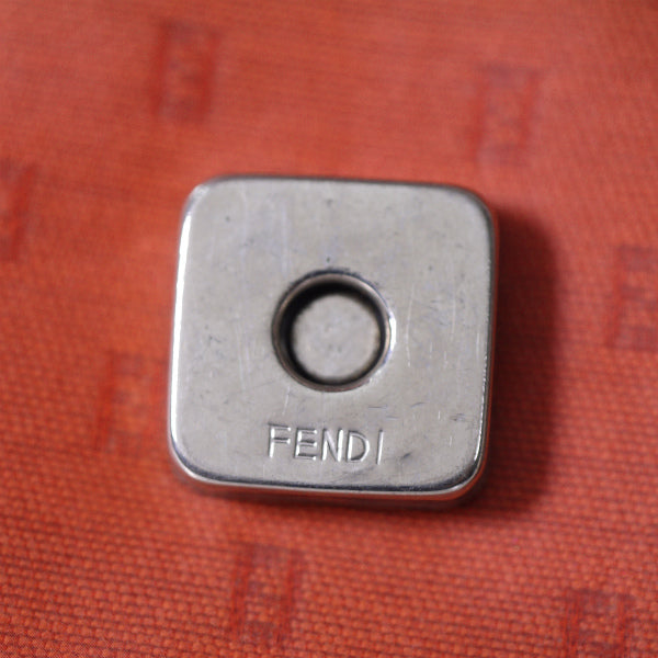 Fendi ズッカ柄 半円ミニポシェット（赤）