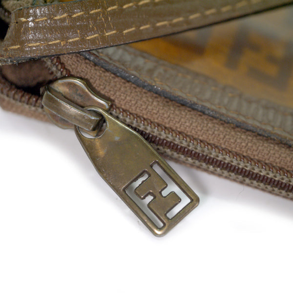 Fendi ズッキーノ柄 斜めがけショルダー（茶）