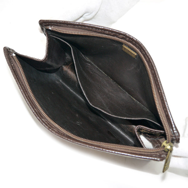 Fendi ズッカ柄 スクエアポーチ（茶）