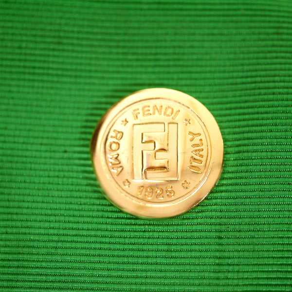 Fendi FFロゴ ナイロンチェーンポシェット（エメラルド）