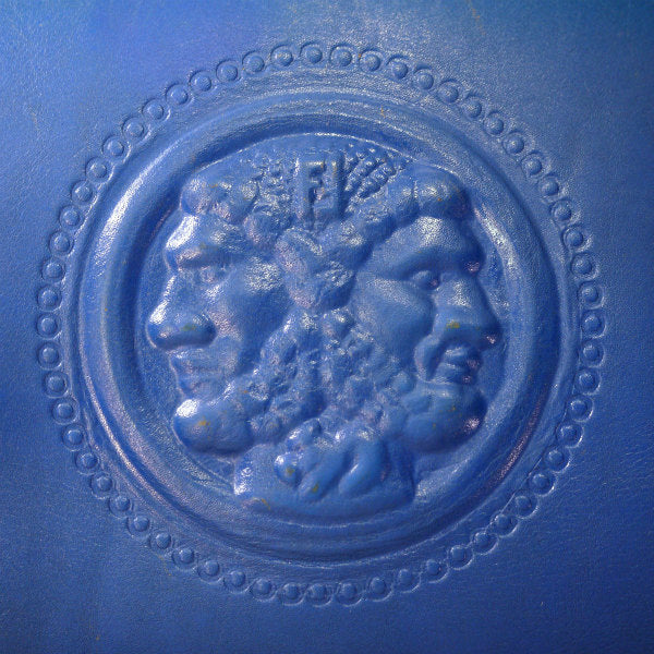 Fendi ビッグロゴ 本革製ハンドバッグ（青）